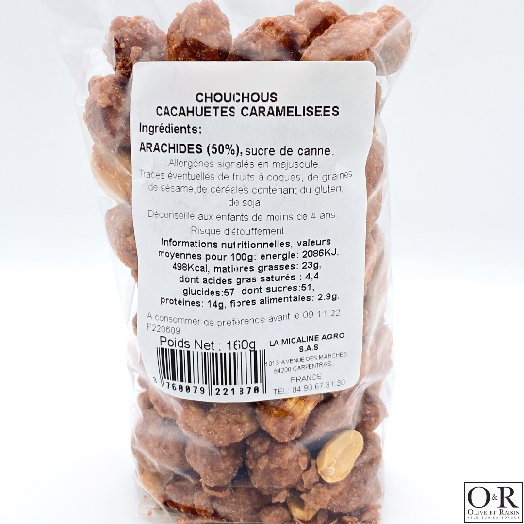 Chouchous à la cannelle (cacahuètes caramélisées) - Achat et recette
